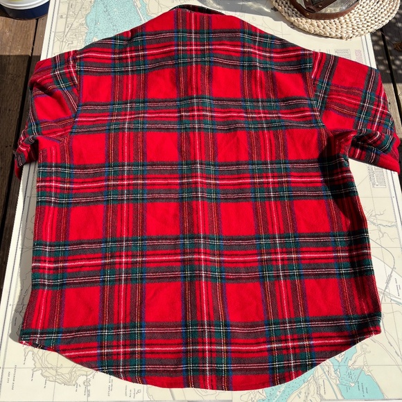 Vintage Heat Keep Red Plaid Fleece Jacket L - Picture 5 of 5